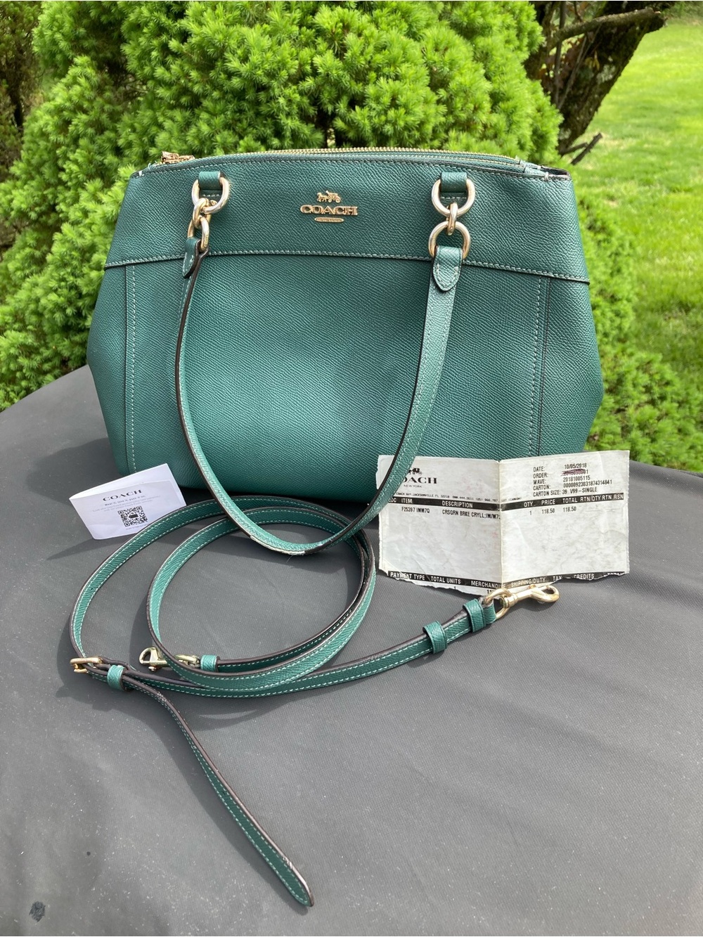 💗Coach Brooke Leather Carryall Crossbody Tote Purse - #F25397 
MSRP: $118.00💗